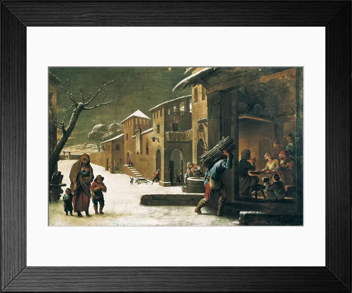 Framed Print : VILADOMAT i MANALT, Antoni (1678-1755). The Winter. Baroque art. Oil on canvas. SPAIN. Barcelona. National Art Museum of Catalonia. AISA / Everett Collection**US SALES ONLY**