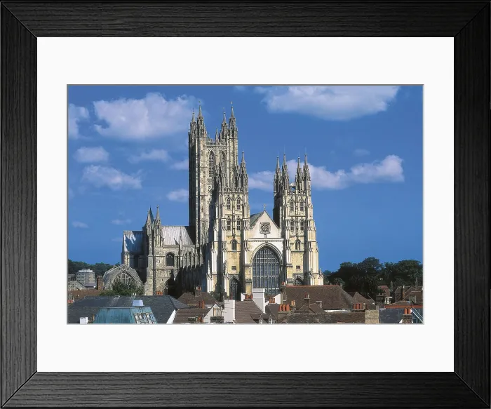 Framed Print : UNITED KINGDOM. ENGLAND. SOUTH EAST ENGLAND. Canterbury. Cathedral (1070-1498). AISA / Everett Collection**US SALES ONLY**
