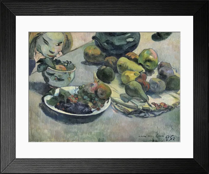 Framed Print : GAUGUIN, Paul (1848-1903). Still Life with fruit. 1888. Post-Impressionism. Oil on canvas. RUSSIA. Moscow. Pushkin Museum of Fine Arts. AISA / Everett Collection**US SALES ONLY** Framed Print : GAUGUIN, Paul (1848-1903). Still Life with fruit. 1888. Post-Impressionism. Oil on canvas. RUSSIA. Moscow. Pushkin Museum of Fine Arts. AISA / Everett Collection**US SALES ONLY**