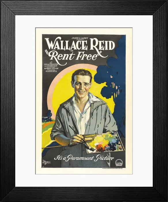 Framed Print : RENT FREE, Wallace Reid, 1922
