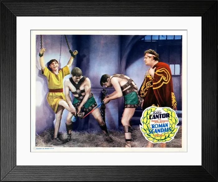 Framed Print : ROMAN SCANDALS, left and right, Eddie Cantor, Edward Arnold, 1933