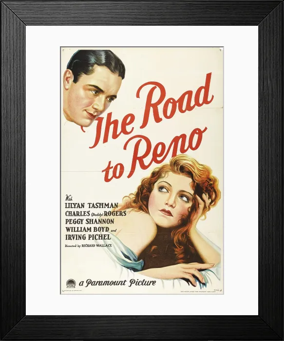 Framed Print : THE ROAD TO RENO, from top left: Charles Buddy Rogers, Lilyan Tashman, 1931