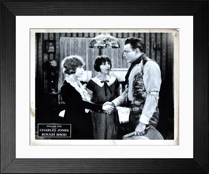 Framed Print : ROUGHSHOD, from left. Helen Ferguson, Ruth Renick, Buck Jones, 1922, TM & Copyright 20th Century Fox Film Corp. / courtesy Everett Collection Framed Print : ROUGHSHOD, from left. Helen Ferguson, Ruth Renick, Buck Jones, 1922, TM & Copyright 20th Century Fox Film Corp. / courtesy Everett Collection