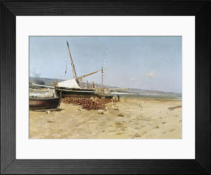 Framed Print : ROIG I SOLER, Joan (1852-1909). Seascape. ca. 1880. Modernism. Oil on canvas. SPAIN. Barcelona. National Art Museum of Catalonia. AISA / Everett Collection**US SALES ONLY** Framed Print : ROIG I SOLER, Joan (1852-1909). Seascape. ca. 1880. Modernism. Oil on canvas. SPAIN. Barcelona. National Art Museum of Catalonia. AISA / Everett Collection**US SALES ONLY**