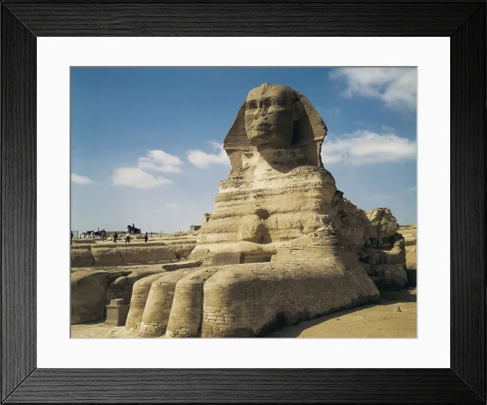 Framed Print : The Giza Sphinx. 26th-25th c. BC. EGYPT. GIZA. Giza. Egyptian art. Old Kingdom. Sculpture. AISA / Everett Collection**US SALES ONLY** Framed Print : The Giza Sphinx. 26th-25th c. BC. EGYPT. GIZA. Giza. Egyptian art. Old Kingdom. Sculpture. AISA / Everett Collection**US SALES ONLY**