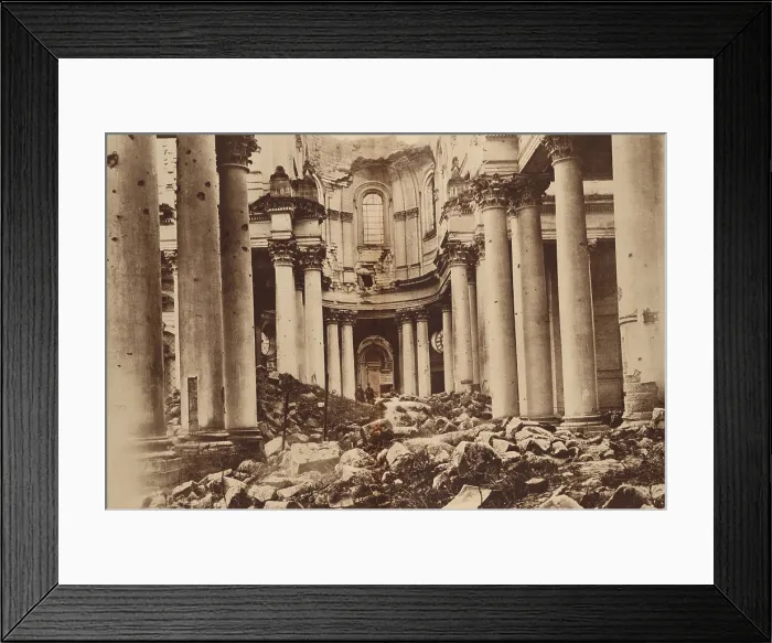 Framed Print : World War 1. Battle of Arras (April 9-12, 1917). The ruins of the Cathedral of Arras, after the battles of April-May 1917. (BSLOC_2013_1_142) Framed Print : World War 1. Battle of Arras (April 9-12, 1917). The ruins of the Cathedral of Arras, after the battles of April-May 1917. (BSLOC_2013_1_142)