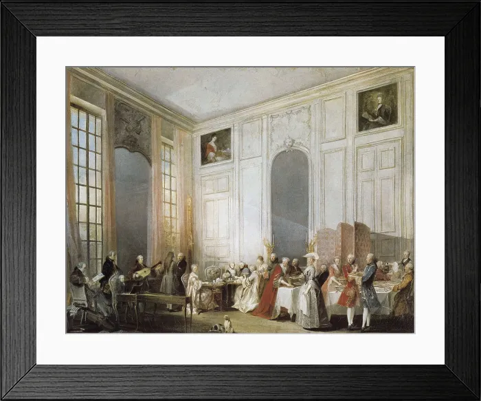 Framed Print : OLLIVIER, Michel Barthlemy (1712-1784). The Young Mozart at the clavichord at the house of Prince Conti. ca. 1777. Oil on canvas. FRANCE. Paris. Louvre Museum Framed Print : OLLIVIER, Michel Barthlemy (1712-1784). The Young Mozart at the clavichord at the house of Prince Conti. ca. 1777. Oil on canvas. FRANCE. Paris. Louvre Museum