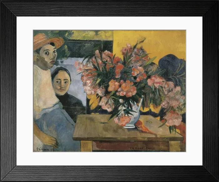 Framed Print : GAUGUIN, Paul (1848-1903). Te tiare farani. Flowers of France. 1891. Post-Impressionism. Oil on canvas. RUSSIA. Moscow. Pushkin Museum of Fine Arts Framed Print : GAUGUIN, Paul (1848-1903). Te tiare farani. Flowers of France. 1891. Post-Impressionism. Oil on canvas. RUSSIA. Moscow. Pushkin Museum of Fine Arts