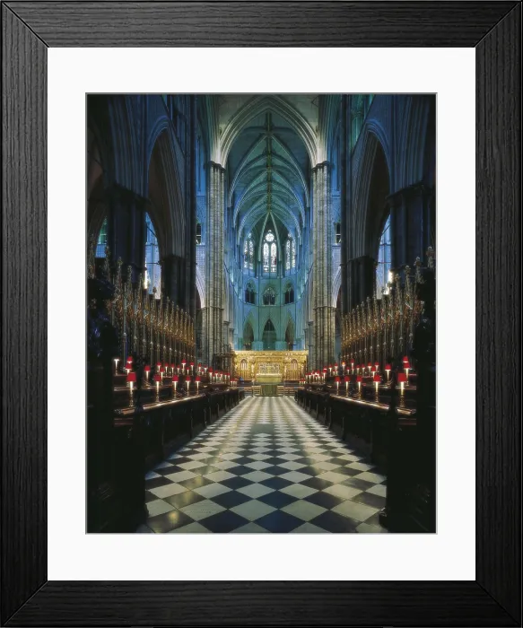 Framed Print : UNITED KINGDOM. ENGLAND. GREATER LONDON. London. Westminster Abbey. Choir. AISA / Everett Collection**US SALES ONLY**