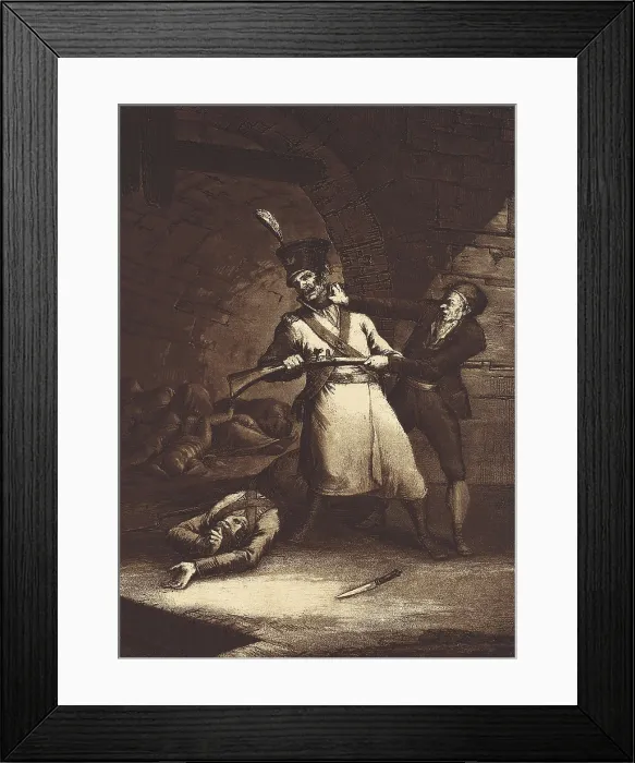 Framed Print : Spain. Peninsular War (1808-1814). Sieges of Saragossa (1808-1809). The local hero Jos de la Hera. Litography. SPAIN. Madrid. National Library Framed Print : Spain. Peninsular War (1808-1814). Sieges of Saragossa (1808-1809). The local hero Jos de la Hera. Litography. SPAIN. Madrid. National Library