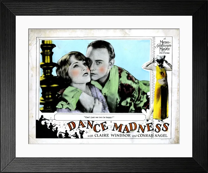 Framed Print : DANCE MADNESS, from left, Claire Windsor, Conrad Nagel, 1926 Framed Print : DANCE MADNESS, from left, Claire Windsor, Conrad Nagel, 1926