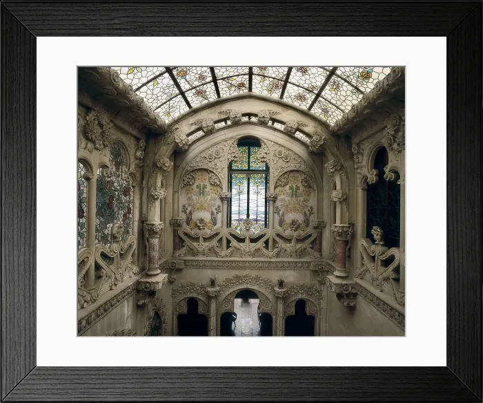 Framed Print : DOMENECH I MONTANER, Lluis (1850-1923). Navs House. 1901-1907. SPAIN. Reus. Navs House. First floor