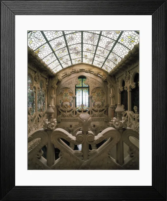 Framed Print : DOMENECH I MONTANER, Lluis (1850-1923). Navs House. 1901-1907. SPAIN. Reus. Navs House. First floor
