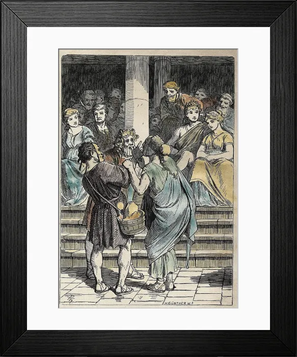 Framed Print : SHAKESPEARE, William (1564-1616). Illustration for William Shakespeare's work 'A Midsummer Night's Dream', written in 1594