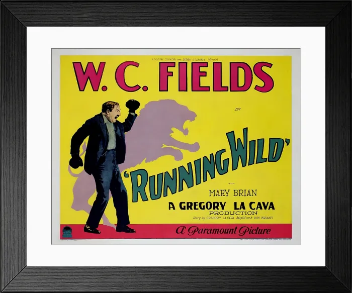 Framed Print : RUNNING WILD, W.C. Fields, 1927 Framed Print : RUNNING WILD, W.C. Fields, 1927