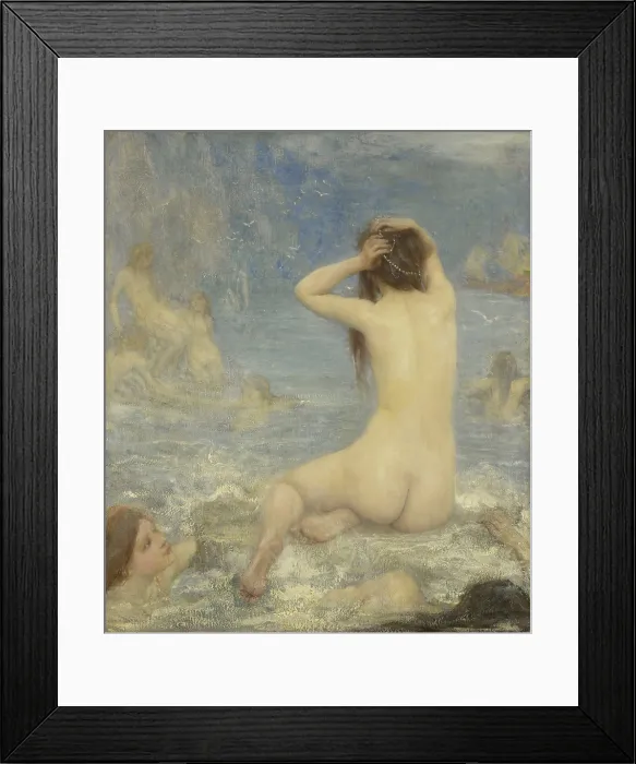 Framed Print : The Sirens, by John Macallan Swan, 1870-1910, British painting, oil on canvas Framed Print : The Sirens, by John Macallan Swan, 1870-1910, British painting, oil on canvas