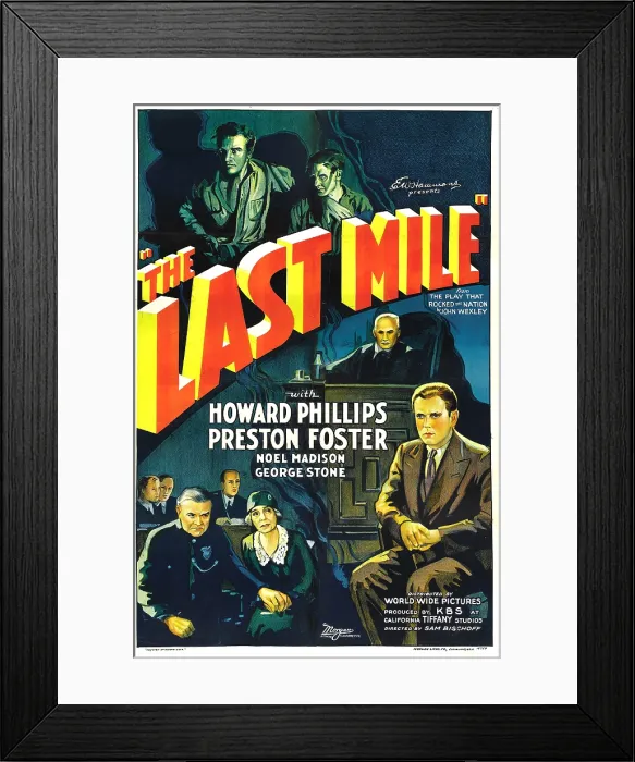 Framed Print : THE LAST MILE, top from left: Preston Foster, George E. Stone, 1932 Framed Print : THE LAST MILE, top from left: Preston Foster, George E. Stone, 1932