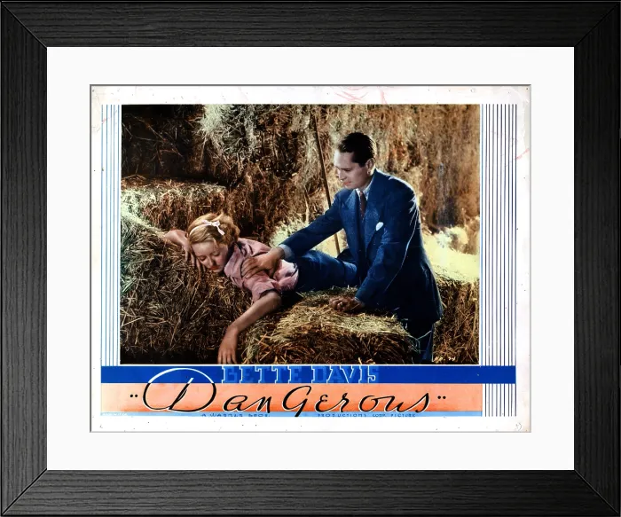 Framed Print : DANGEROUS, from left, Bette Davis, Franchot Tone, 1935
