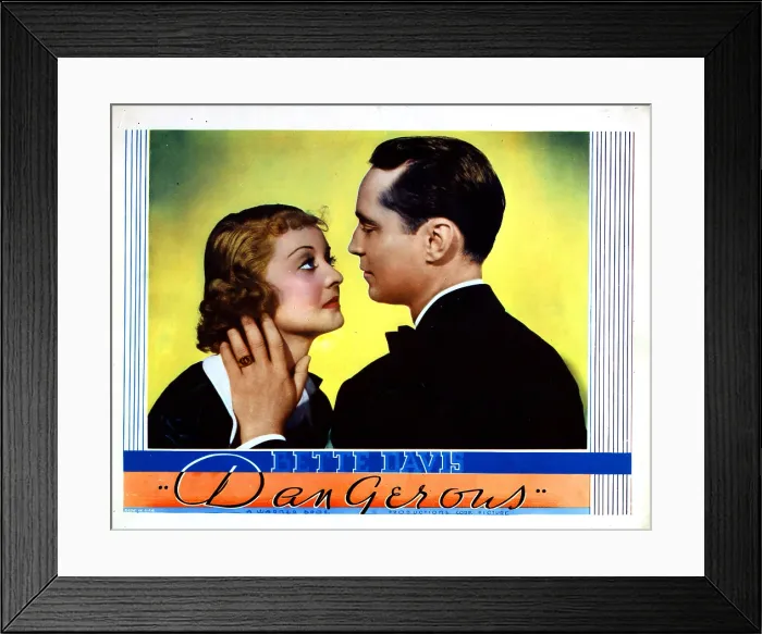Framed Print : DANGEROUS, from left, Bette Davis, Franchot Tone, 1935 Framed Print : DANGEROUS, from left, Bette Davis, Franchot Tone, 1935