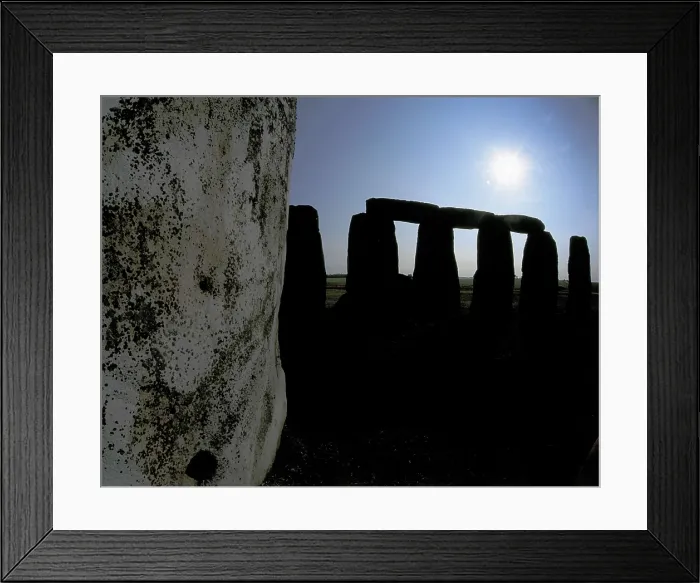 Framed Print : Stonehenge. UNITED KINGDOM. ENGLAND. SOUTH WEST ENGLAND. Amesbury. Stonehenge. Bronze Age. ; Neolithic art. AISA / Everett Collection**US SALES ONLY**