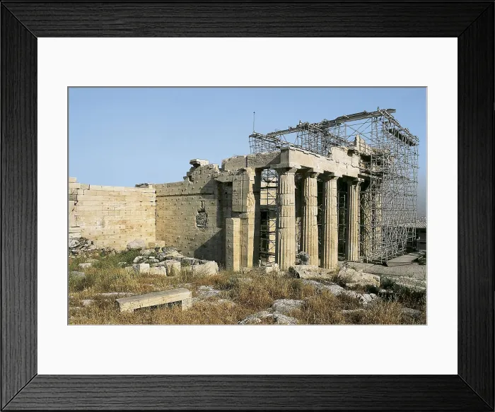 Framed Print : MNESICLES (5th C. BC). Propylaea. 437 - 432 BC. GREECE. ATTICA. Athens. Acropolis. Classical Greek art. Architecture. AISA / Everett Collection**US SALES ONLY** Framed Print : MNESICLES (5th C. BC). Propylaea. 437 - 432 BC. GREECE. ATTICA. Athens. Acropolis. Classical Greek art. Architecture. AISA / Everett Collection**US SALES ONLY**