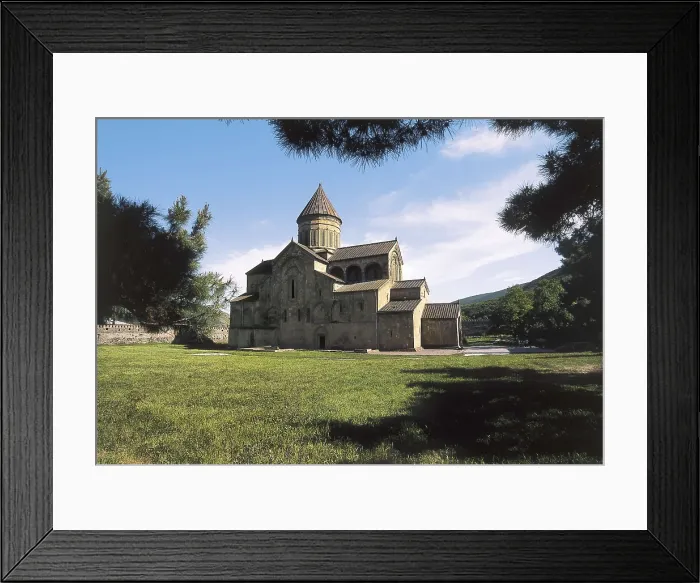 Framed Print : GEORGIA. MTSKHETA-TIANETI. Mtskheta. Svetizchoveli Cathedral (1010-1029) by the architect Arsukidse. AISA / Everett Collection**US SALES ONLY**