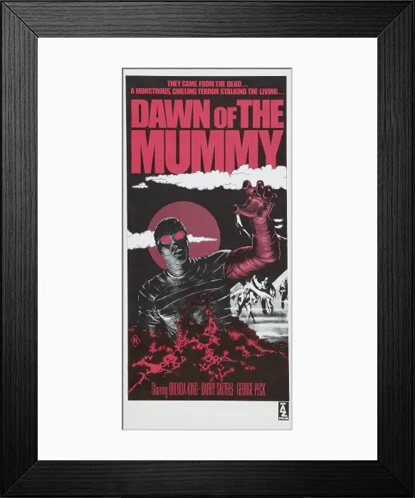 Framed Print : DAWN OF THE MUMMY, Australian poster art, 1981, Goldfarb Distribution / courtesy Everett Collection