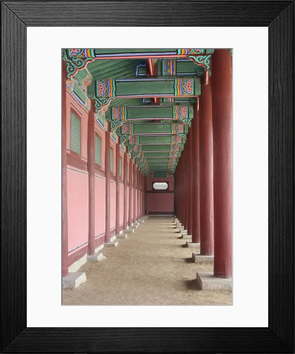 Framed Print : KOREA. Seoul. Gyenbokoung Palace. Gallery. Architecture. AISA / Everett Collection**US SALES ONLY** Framed Print : KOREA. Seoul. Gyenbokoung Palace. Gallery. Architecture. AISA / Everett Collection**US SALES ONLY**