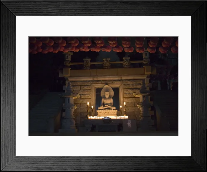 Framed Print : KOREA. Seoul. Buddha, enlightened with candles during his anniversary in a monastery in the surroundings of Seoul. AISA / Everett Collection**US SALES ONLY** Framed Print : KOREA. Seoul. Buddha, enlightened with candles during his anniversary in a monastery in the surroundings of Seoul. AISA / Everett Collection**US SALES ONLY**