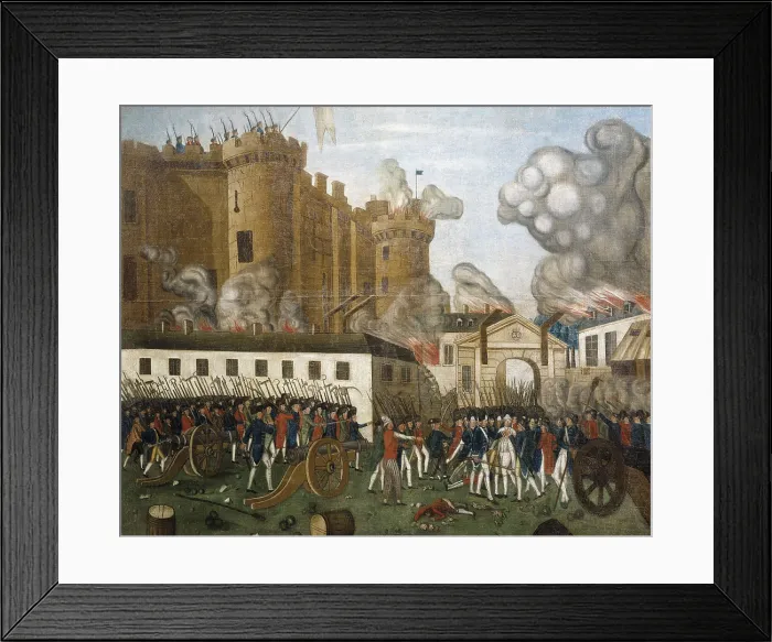 Framed Print : French Revolution. Storming of the Bastille (14th July 1789). Oil on canvas. FRANCE. Paris. Muse Carnavalet (Carnavalet Museum). AISA / Everett Collection**US SALES ONLY**