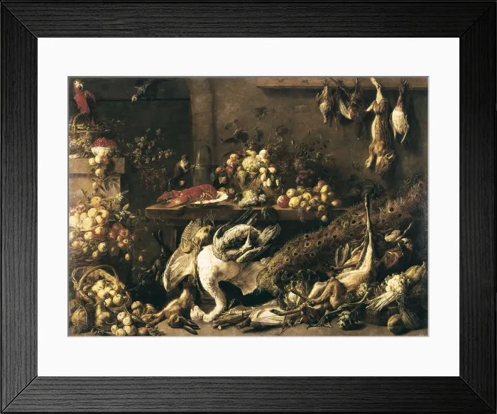 Framed Print : UTRECHT, Adriaen van (1599-1672). A Pantry. 1642. Flemish art. Oil on canvas. SPAIN. Madrid. Prado Museum. AISA / Everett Collection**US SALES ONLY**