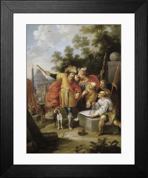 Framed Print : FRANCKEN II, Frans, 'the Younger' (1581-1642). La Tower of Babel. c. 1620. Copper. Flemish art. ; Baroque art. Oil. SPAIN. Madrid. St. Fernando Royal Academy Museum Framed Print : FRANCKEN II, Frans, 'the Younger' (1581-1642). La Tower of Babel. c. 1620. Copper. Flemish art. ; Baroque art. Oil. SPAIN. Madrid. St. Fernando Royal Academy Museum