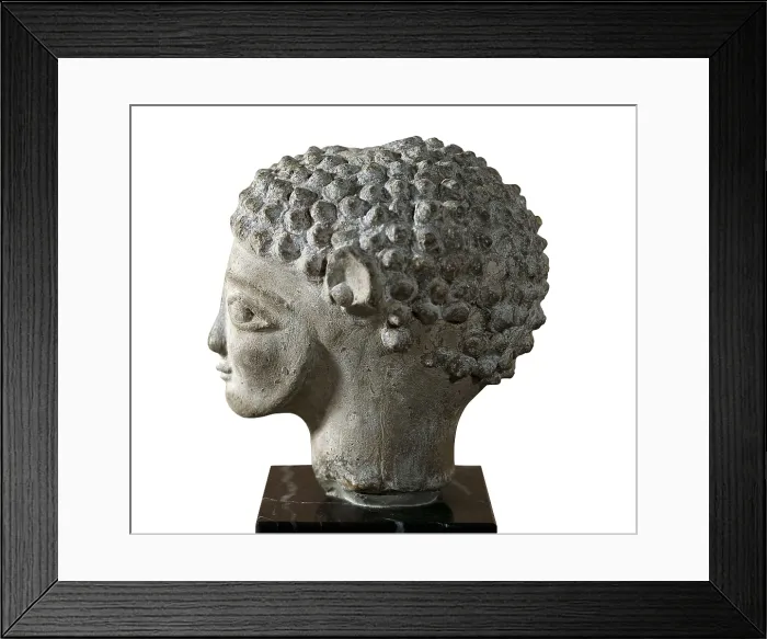Framed Print : Punic head made with terra cotta. Phoenician art. Terra-cotta. SPAIN. Barcelona. Archaeology Museum of Catalonia. Proc: SPAIN. IBIZA. AISA / Everett Collection**US SALES ONLY** Framed Print : Punic head made with terra cotta. Phoenician art. Terra-cotta. SPAIN. Barcelona. Archaeology Museum of Catalonia. Proc: SPAIN. IBIZA. AISA / Everett Collection**US SALES ONLY**