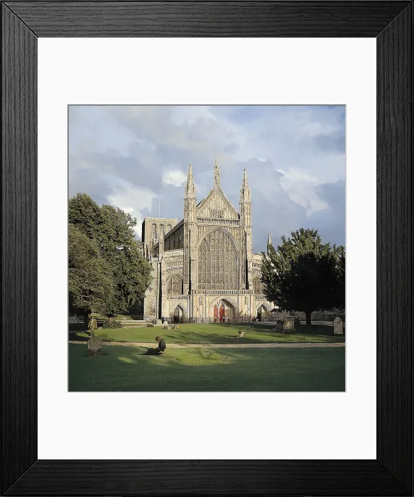 Framed Print : Cathedral of Winchester. 1079-1475. UNITED KINGDOM. ENGLAND. SOUTH EAST ENGLAND. Winchester. Gothic art. AISA / Everett Collection**US SALES ONLY**