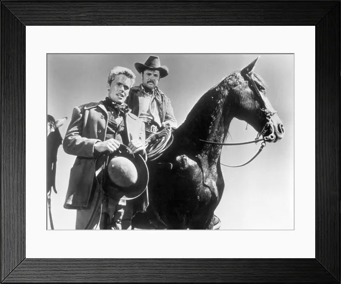 Framed Print : THE UNFORGIVEN, Doug McClure, Audie Murphy, 1960