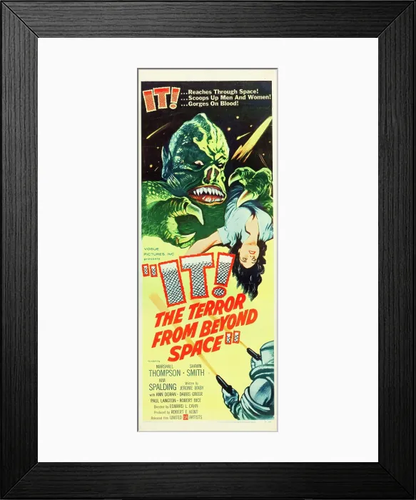 Framed Print : IT THE TERROR FROM BEYOND SPACE, poster art, 1958