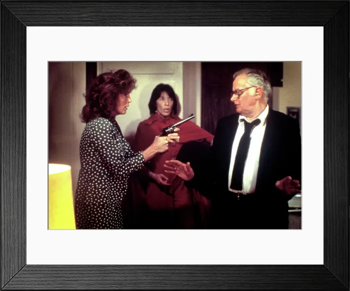 Framed Print : THE LATE SHOW, from left: Joanna Cassidy, Lily Tomlin, Art Carney, 1977 Framed Print : THE LATE SHOW, from left: Joanna Cassidy, Lily Tomlin, Art Carney, 1977