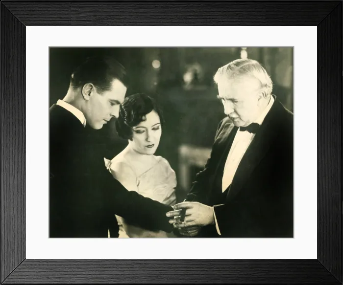 Framed Print : UNTAMED LADY, l-r: Lawrence Gray, Gloria Swanson, Joseph W. Smiley, 1926 Framed Print : UNTAMED LADY, l-r: Lawrence Gray, Gloria Swanson, Joseph W. Smiley, 1926