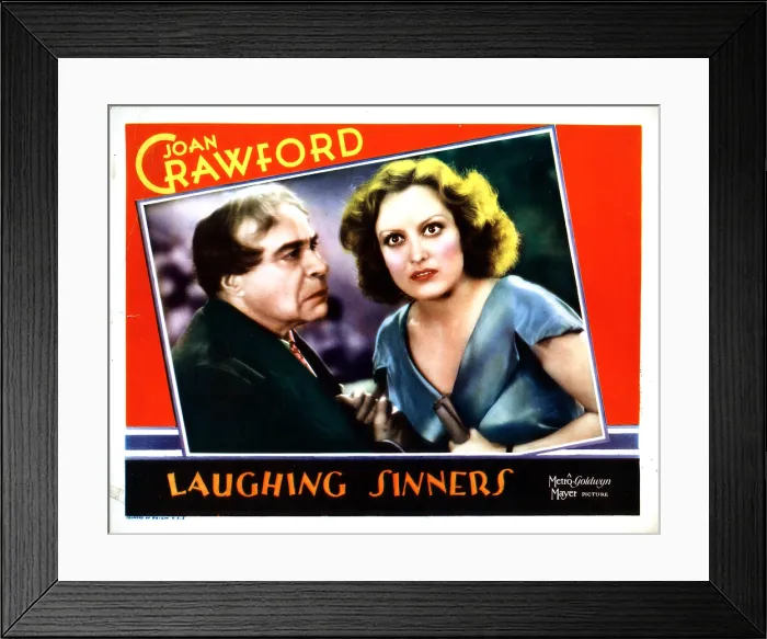 Framed Print : LAUGHING SINNERS, from left, George F. Marion, Joan Crawford, 1931