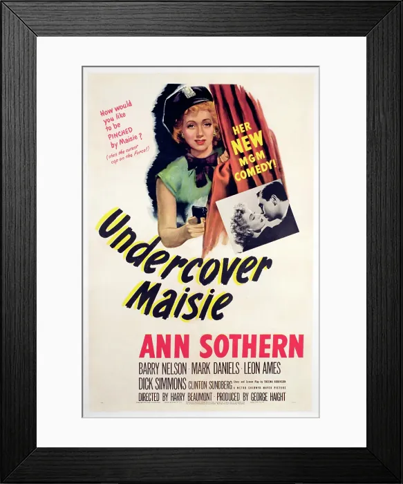 Framed Print : UNDERCOVER MAISIE, Ann Sothern, 1947