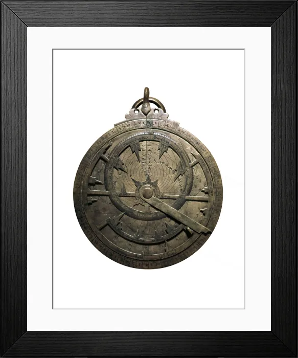 Framed Print : Arabian astrolabium (10th c.). ITALY. Florence. Museum of History of Science. AISA / Everett Collection**US SALES ONLY**