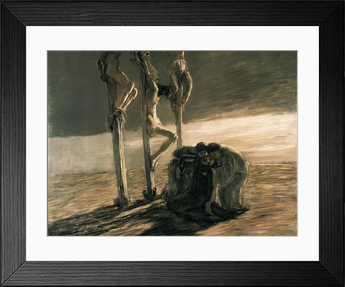 Framed Print : PREVIATI, Gaetano (1852-1920). Spasimo. 1901. Oil on canvas. ITALY. Rome. Galleria Nazionale d'Arte Moderna (National Gallery of Modern Art)