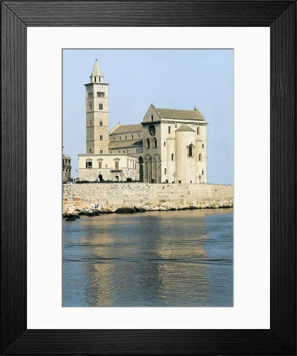 Framed Print : ITALY. PUGLIA. BARI. Trani. Romanesque cathedral (12th c.). Romanesque art. AISA / Everett Collection**US SALES ONLY**