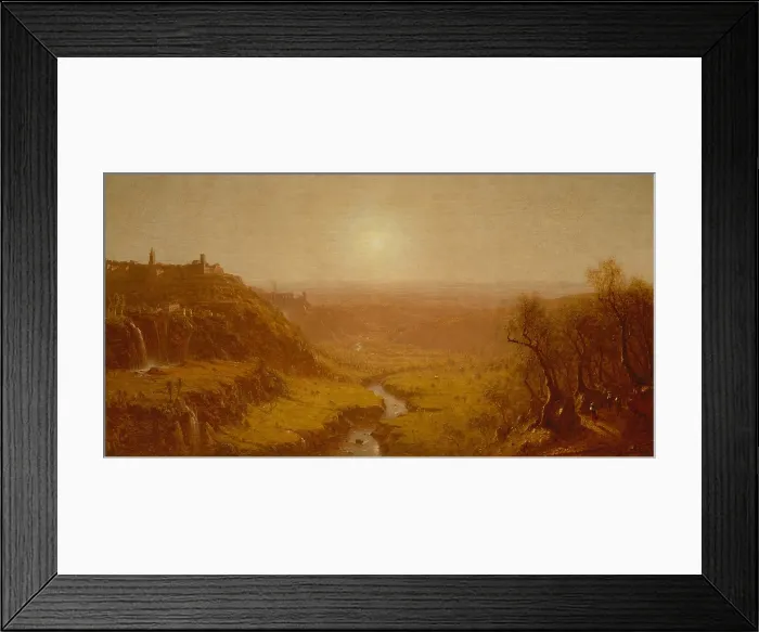 Framed Print : TIVOLI, by Sanford Robinson Gifford, 1870, American painting, oil on canvas Framed Print : TIVOLI, by Sanford Robinson Gifford, 1870, American painting, oil on canvas