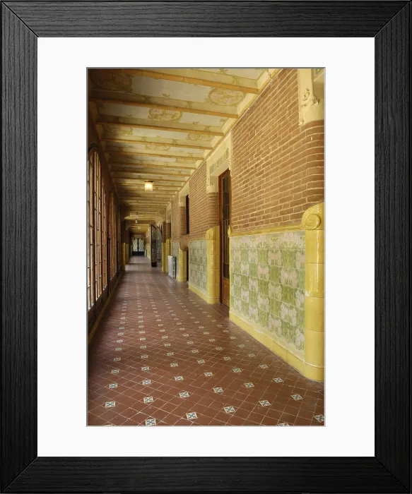 Framed Print : DOMENECH I MONTANER, Lluis (1850-1923). Pere Mata Institute. 1897 - 1912. SPAIN. Reus. Institut Pere Mata. Route of Modernism. Modernism. Architecture