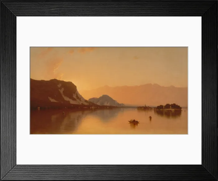 Framed Print : ISOLA BELLA IN LAGO MAGGIORE, by Sanford Robinson Gifford, 1871, American painting, oil on canvas Framed Print : ISOLA BELLA IN LAGO MAGGIORE, by Sanford Robinson Gifford, 1871, American painting, oil on canvas