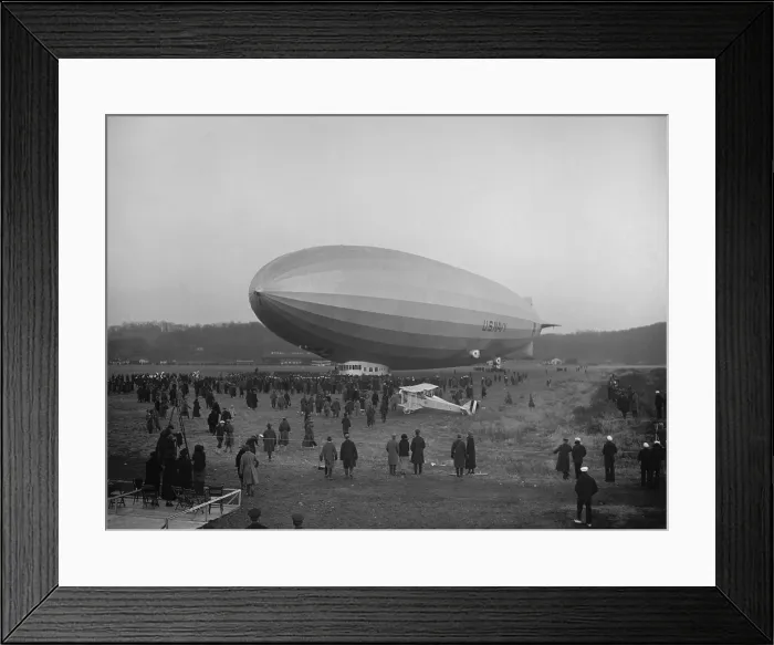 Framed Print : Commissioning of the USS Los Angeles Bolling Field, Washington, D.C. Nov. 25, 1924