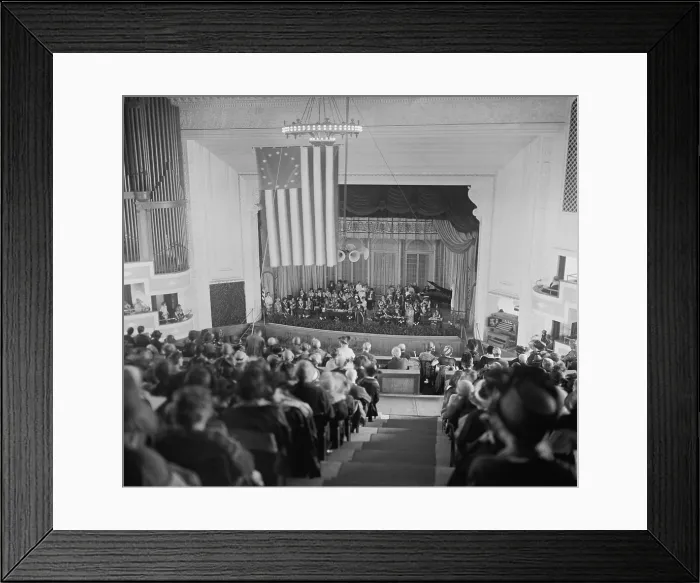 Framed Print : Women attending the opening of Daughters of the American Revolution Congress. April 20, 1925, Washington, D.C. (BSLOC_2015_16_234)