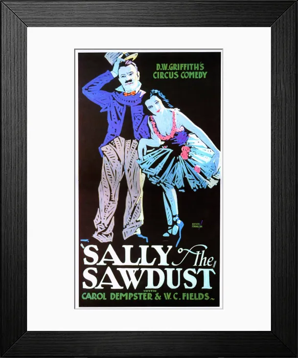 Framed Print : SALLY OF THE SAWDUST, from left: W.C. Fields, Carol Dempster, 1925 Framed Print : SALLY OF THE SAWDUST, from left: W.C. Fields, Carol Dempster, 1925