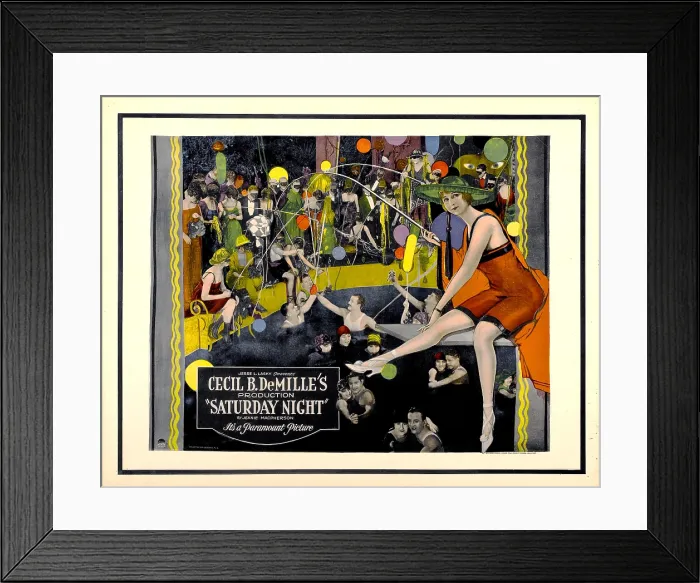Framed Print : SATURDAY NIGHT, foreground left: Leatrice Joy, 1922 Framed Print : SATURDAY NIGHT, foreground left: Leatrice Joy, 1922